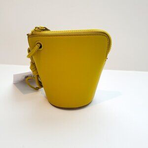 Create & Cultivate Micro Bag w/ Fob Mustard Tech Media Accessory Organize Career